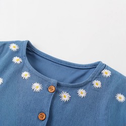 Trendy summer children's clothing, new European and American style short-sleeved children's clothing, girls' T-shirts.