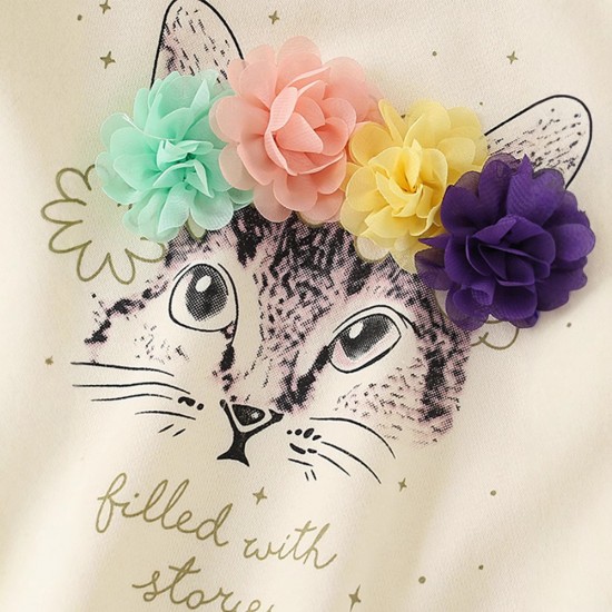 New autumn styles for young children: long-sleeved cotton dresses for girls. Cute printed skirts for children. New autumn styles for young children: long-sleeved cotton dresses for girls. Cute printed skirts for children.