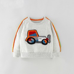 Children's two-piece suits for autumn. New European and American children's casual striped plaid pants, boys' base shirts, and loungewear.