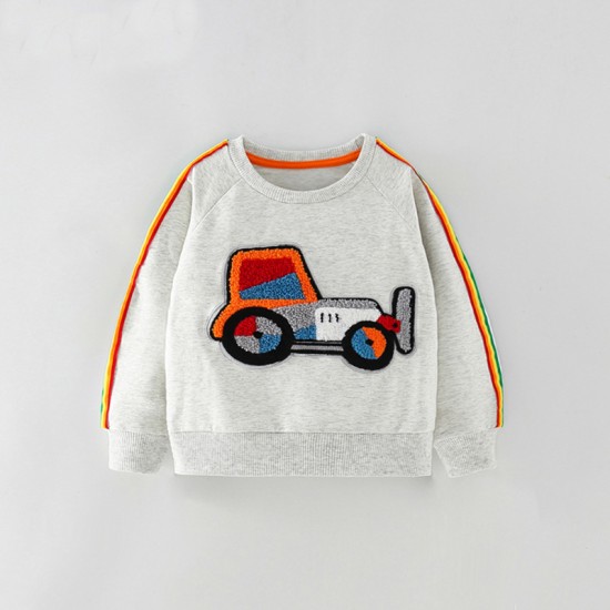 Children's two-piece suits for autumn. New European and American children's casual striped plaid pants, boys' base shirts, and loungewear.