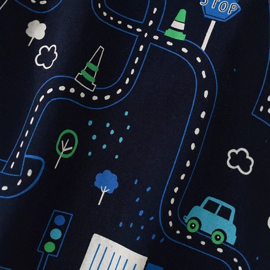 Boys' summer T-shirts, new European and American style, casual, stylish round-neck children's clothing.