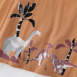 Boys' T-shirts, new autumn styles, European and American children's stylish little boy's round-neck cotton long-sleeved base tops