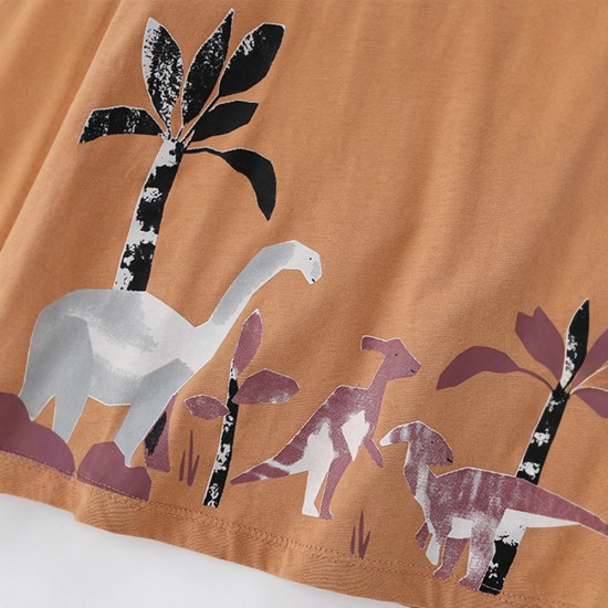 Boys' T-shirts, new autumn styles, European and American children's stylish little boy's round-neck cotton long-sleeved base tops