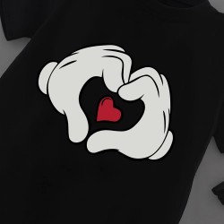 European and American style children's clothing, new summer styles, children's T-shirts, black short-sleeved round neck, printed puppy, cartoon children's clothing