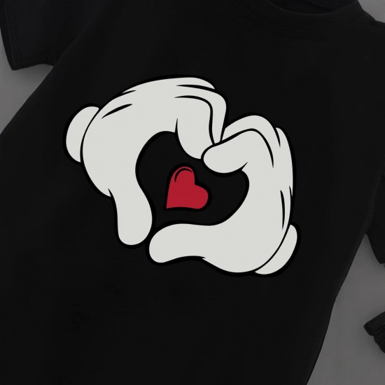 European and American style children's clothing, new summer styles, children's T-shirts, black short-sleeved round neck, printed puppy, cartoon children's clothing