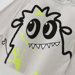 Boys' autumn and winter styles, European and American children's T-shirts, long-sleeved base layers, autumn children's tops.