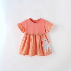 Boys' two-piece summer printed loungewear, short-sleeved shorts, casual set, children's stylish T-shirt set