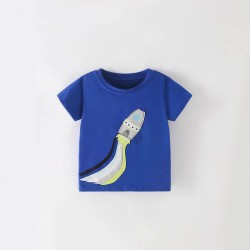 2025 new Korean-style short-sleeved T-shirts in stock Children's clothing for middle and large children, teenagers, and boys' tops