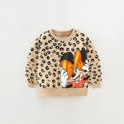 Boys' autumn jackets, new European and American style children's clothing, children's terry cotton hooded zippered dinosaur sweatshirts.