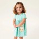 Girls' dresses, new summer styles, European and American children's casual short-sleeved round-neck princess dresses