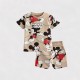 Cross-border boys' two-piece suits, summer styles, European and American children's printed loungewear, short-sleeved shorts, casual sets, children's stylish T-shirts