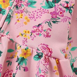 Girls' autumn jackets, new European and American style, terry cotton hooded zippered long-sleeved sweatshirts for small and medium-sized children.