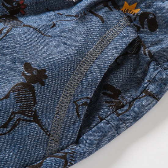 European and American children's clothing, boys' suits, new summer styles, small and medium-sized children's stylish two-piece suits with short sleeves and shorts, cartoon children's clothing