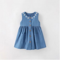 Trendy summer children's clothing, new European and American style short-sleeved children's clothing, girls' T-shirts.