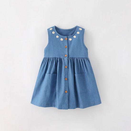 Trendy summer children's clothing, new European and American style short-sleeved children's clothing, girls' T-shirts.