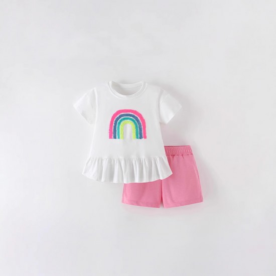Girls' princess dress, new European and American summer style, stylish skirt, small and medium-sized elegant baby dress