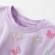 European and American New summer styles for girls, including round-neck short-sleeved T-shirts with cartoon prints for small and medium-sized children.