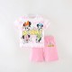 Girls' short-sleeved summer styles Fashionable European and American children's cotton T-shirts, round-neck printed cartoon baby tops Girls' short-sleeved summer styles Fashionable European and American children's cotton T-shirts, round-neck printed cartoon baby tops