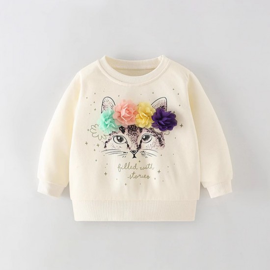 New autumn styles for young children: long-sleeved cotton dresses for girls. Cute printed skirts for children. New autumn styles for young children: long-sleeved cotton dresses for girls. Cute printed skirts for children.